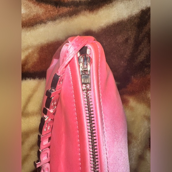 Alexander Wang Embellished Pink Micro Marques Satin Hand Bag - Picture 11 of 11